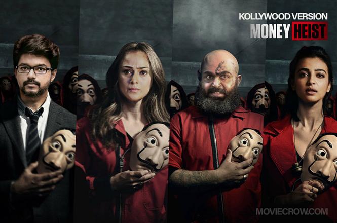 Money Heist Tamil Actors Version Vijay As Professor Ajith as