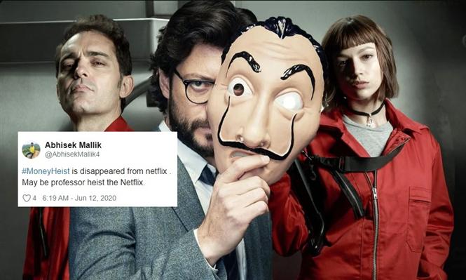 Money Heist trends after its disappearance from Netflix! Tamil Movie ...