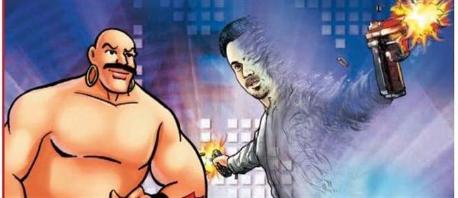 Mr X teams up with Chacha Chaudhary to solve a mystery