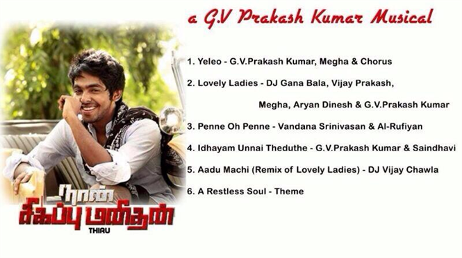 Naan Sigappu Manithan Tracklist 