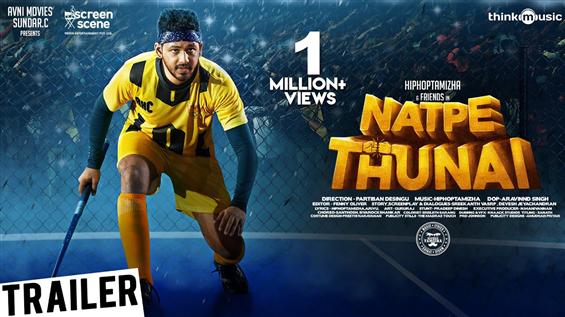 Natpe Thunai Trailer starring Hiphop Tamizha Aadhi