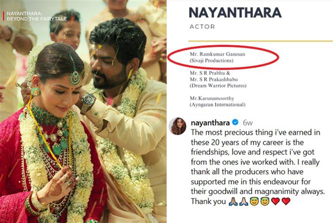 Nayanthara Beyond The Fairytale: After Dhanush, Chandramukhi makers demand Rs 5 Cr. in copyright!