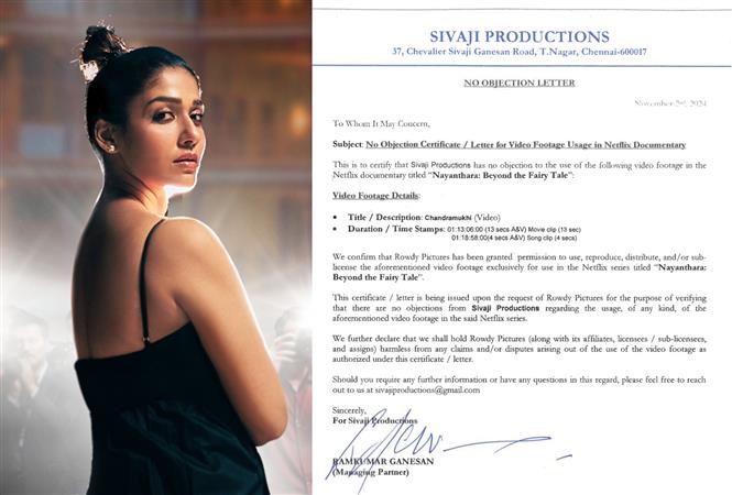 Nayanthara Beyond The Fairytale: NOC from Chandramukhi makers contradicts copyright claims!
