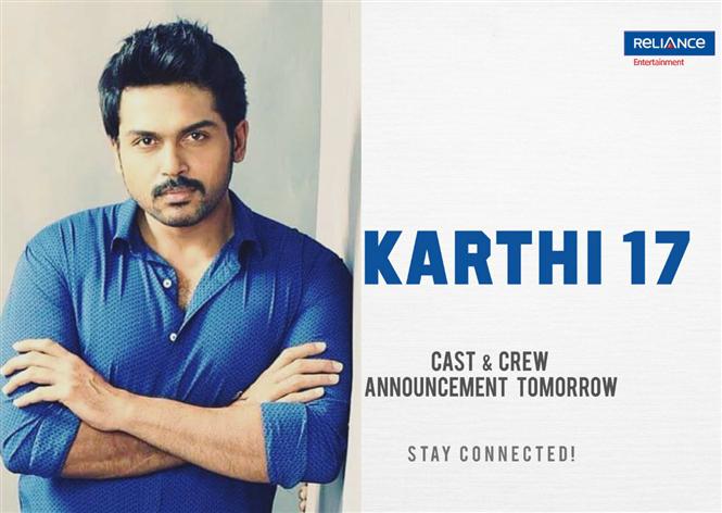 Official - Karthi 17 announced with Prince Pictures!