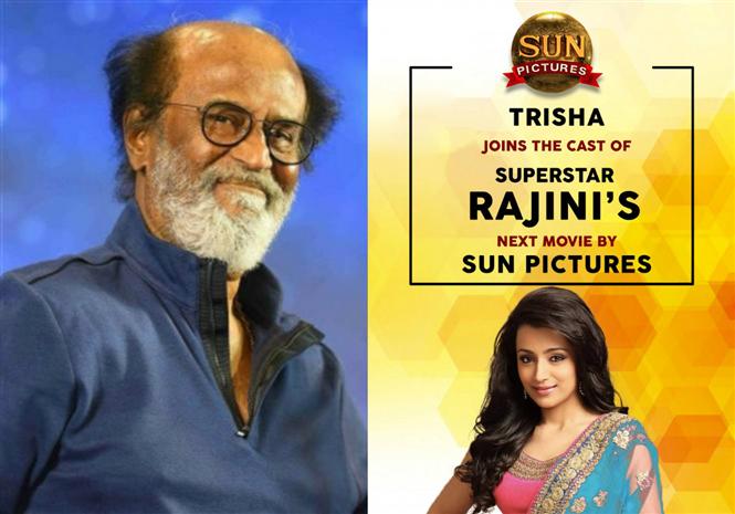 Official - Trisha on board for Rajinikanth's film with Karthik Subbaraj!