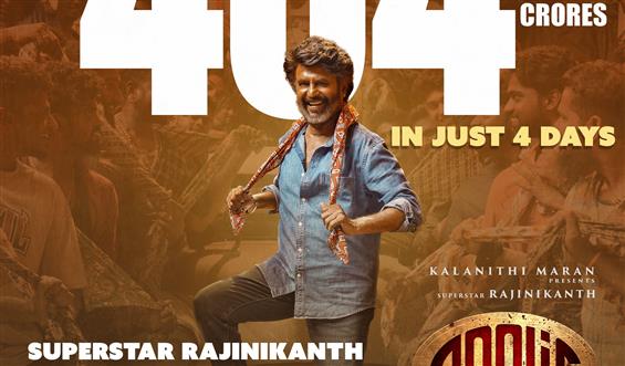 Official: Coolie grosses Rs. 404 Cr+ in just 4 day...