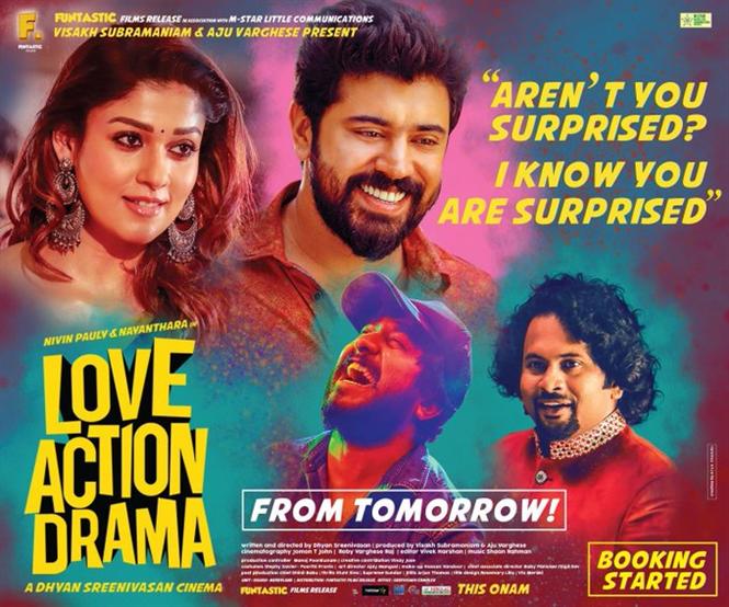 Official: Nivin Pauly - Nayanthara starrer Love Action Drama to release tomorrow