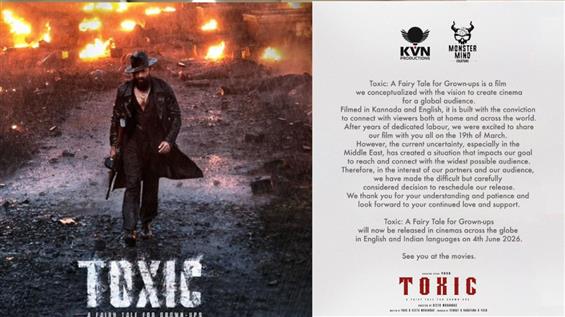 Official: Yash's Toxic Postponed; New Release Date...