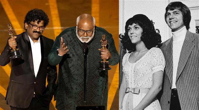 Oscars 2023: MM Keeravani's Carpenters nod in Naatu Naatu winning speech