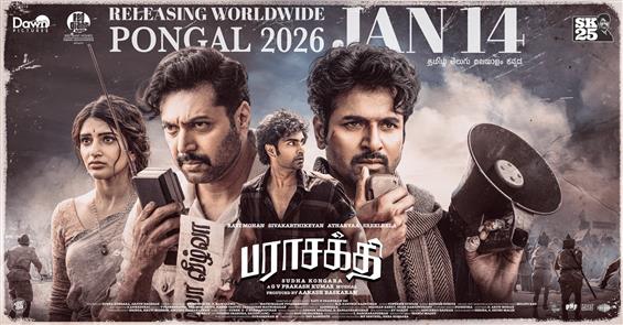 Parasakthi Countdown Begins: 50 Days to Release