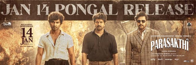 Parasakthi: New poster unveiled for the Pongal 2026 release