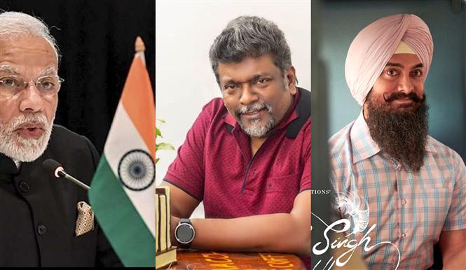 Parthiban uses Lal Singh Chaddha to explain his Independence day video