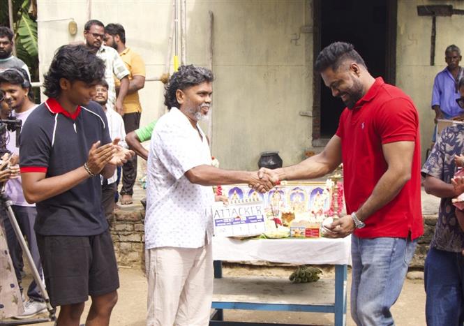 Pavish's Volleyball Film Attacker Goes on Floors, Pa Ranjith Launches Shoot