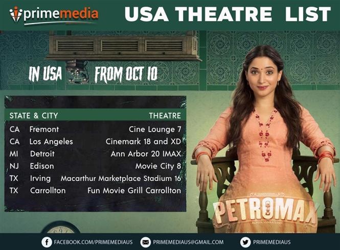 Petromax USA Theatre List 
