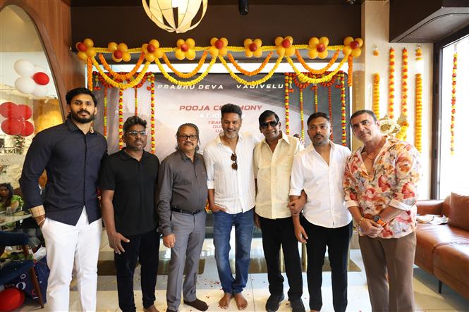 Prabhudeva and Vadivelu Reunite for New Tamil Action-Adventure Film