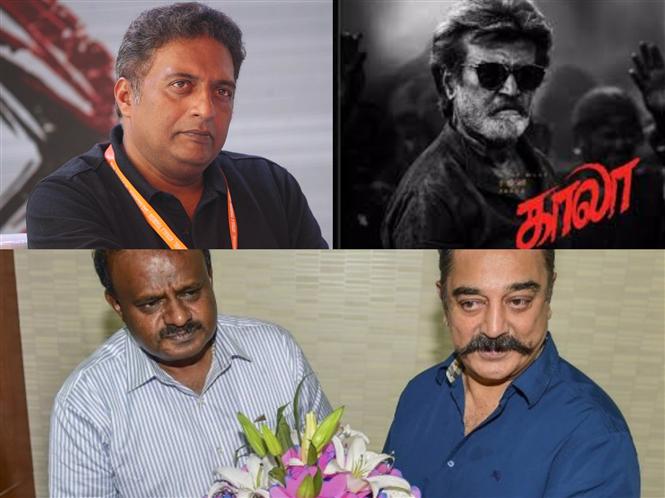 Prakash Raj calls out Kamal Haasan for his statement Kaala's release