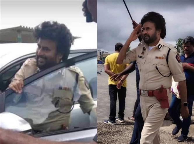 Rajikanth's cop avatar revealed in Darbar shooting spot stills!