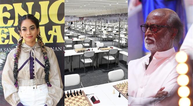 Rajinikanth attends opening ceremony of Chess Olympiad 2022 with daughter  Aishwarya - India Today