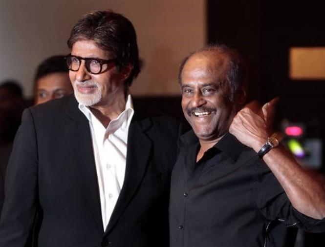 Rajinikanth congratulates Amitabh Bachchan on his Dadasaheb Phalke Award win!