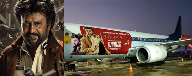 Rajinikanth flies high! Fans go frenzy over Darbar Flight