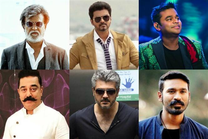 Black is Bae! 🔥🖤 #Rajinikanth #Kamal #Ajith #Suriya #Vijay