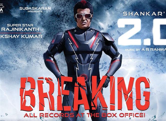 Rajinikanth's 2.0 hits a new all-time record at Chennai City Box Office