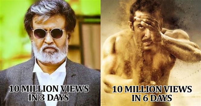 Rajinikanth's Kabali teaser is the fastest to reach 10 Million views on YouTube