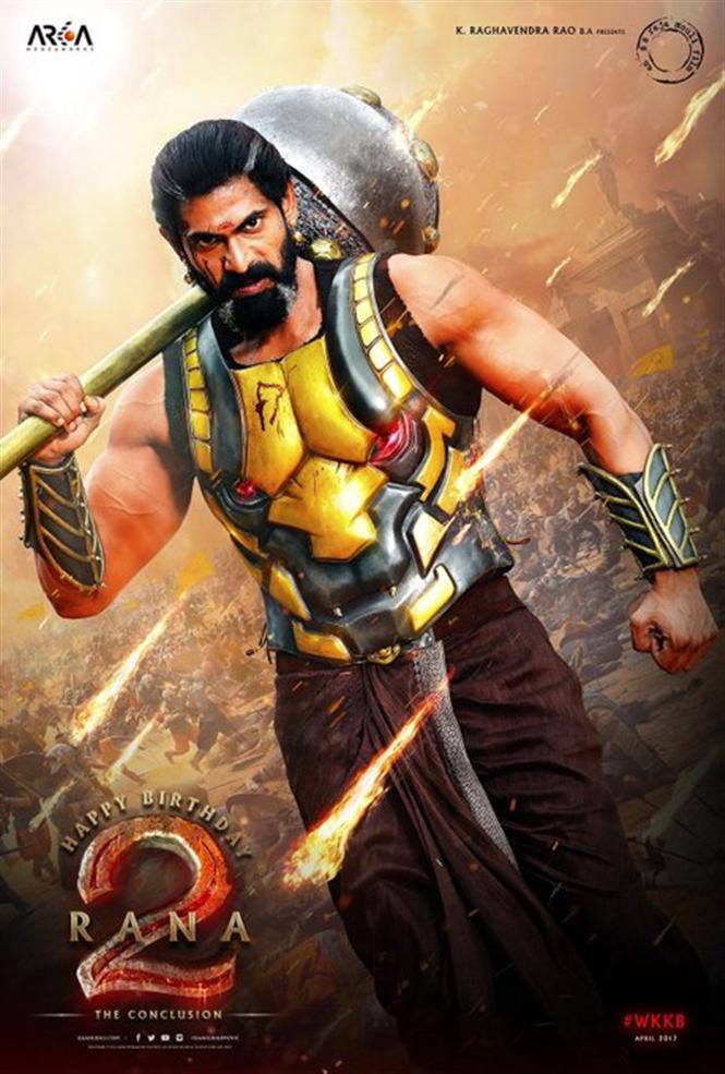 Rana Daggubatti's first look from Baahubali Part 2