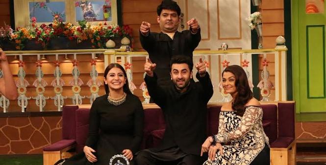 Ranbir Kapoor, Anushka Sharma and Aishwarya Rai promotes ADHM in The Kapil Sharma Show