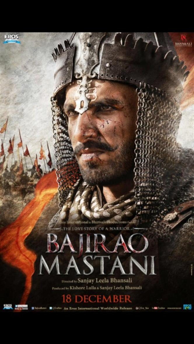 Ranveer Singh's first look poster in 'Bajirao Mastani' revealed Hindi ...