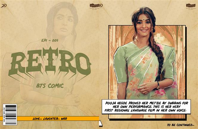Retro BTS Comic Ep 5: Pooja Hegde dubs in Tamil for the first time