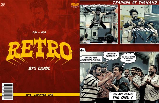 Retro BTS Comic Ep 6: Suriya's action story in Thailand with stunt master Kecha