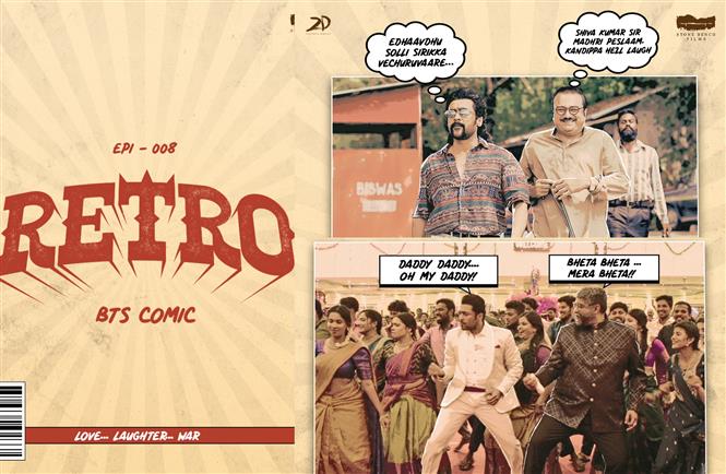 Retro BTS Comic Ep 8 feat. Jayaram, Joju George & Suriya