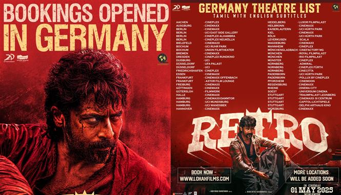 Retro: Germany Theater List of the Suriya starrer