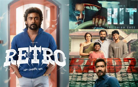 Retro star Suriya wishes May 1 releases Tourist Family, Raid 2, Hit 3!