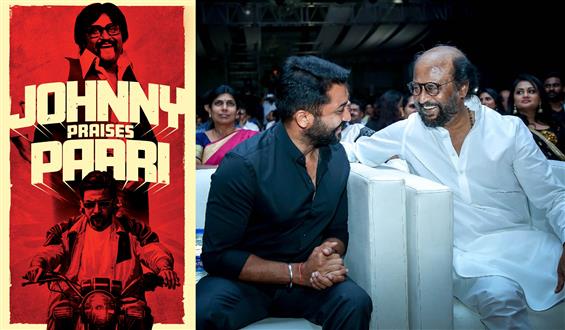 Retro Suriya gets high praise from Superstar Rajin...