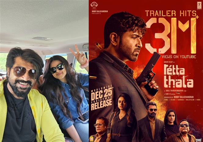 Retta Thala Promotions in Full Swing as Arun Vijay, Siddhi Idnani Visit Multiple Tamil Nadu Cities
