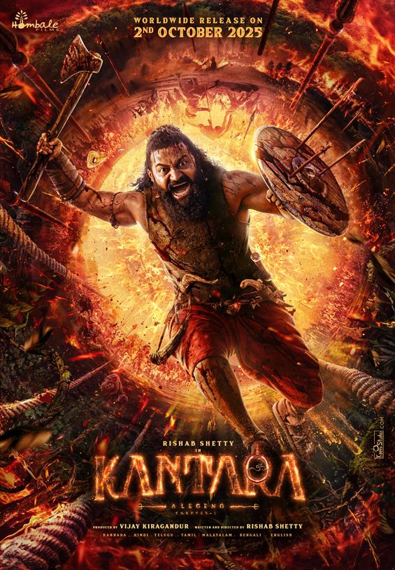 Rishab Shetty's Kantara: Chapter 1 to Release on O...
