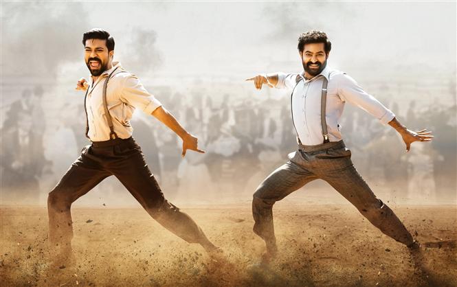 RRR: Naatu Naatu song feat. Ram Charan, Jr. NTR out now!