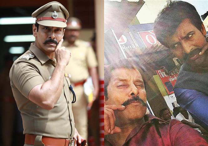 Saamy Square: Vikram shares a fun video from the movie sets
