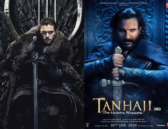 Saif Ali Khan gives GOT's Jon Snow Vibes in Tanhaji Poster!