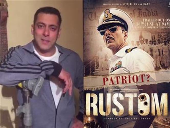 Salman Khan promotes Akshay Kumar's Rustom