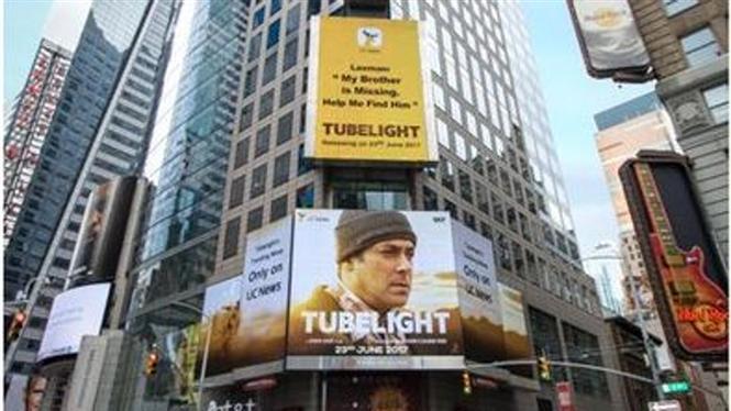 Salman Khan's Tubelight hoardings in New York's Times Square