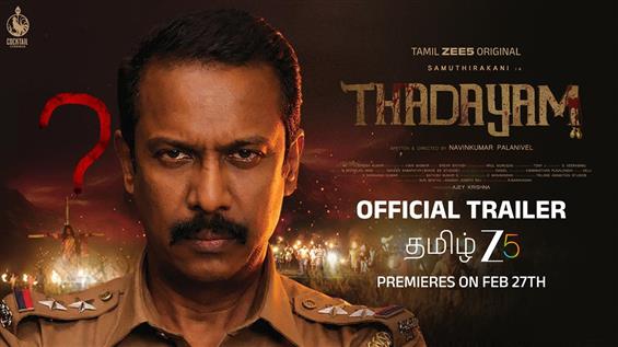 Samuthirakani's Thadayam Trailer Out; Crime Thrill...