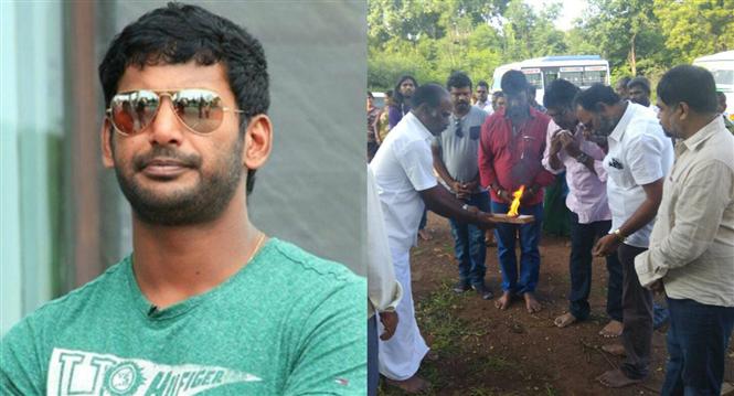 Sandakozhi 2 begins with an official pooja