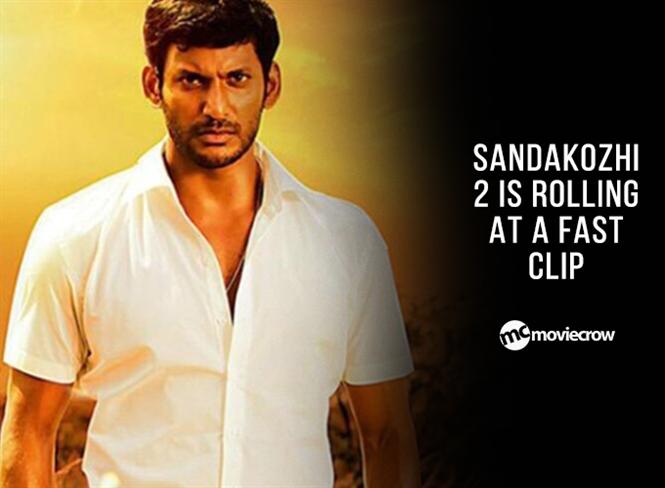Sandakozhi 2 is rolling at a fast clip
