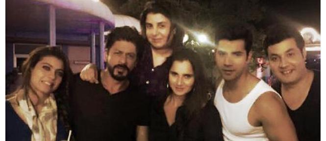 Sania Mirza Treats Shah Rukh Khan and 'Dilwale' Team to Biryani