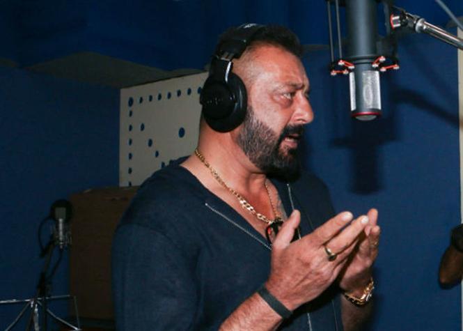 Sanjay Dutt records a Ganesh Aarti song for Bhoomi 