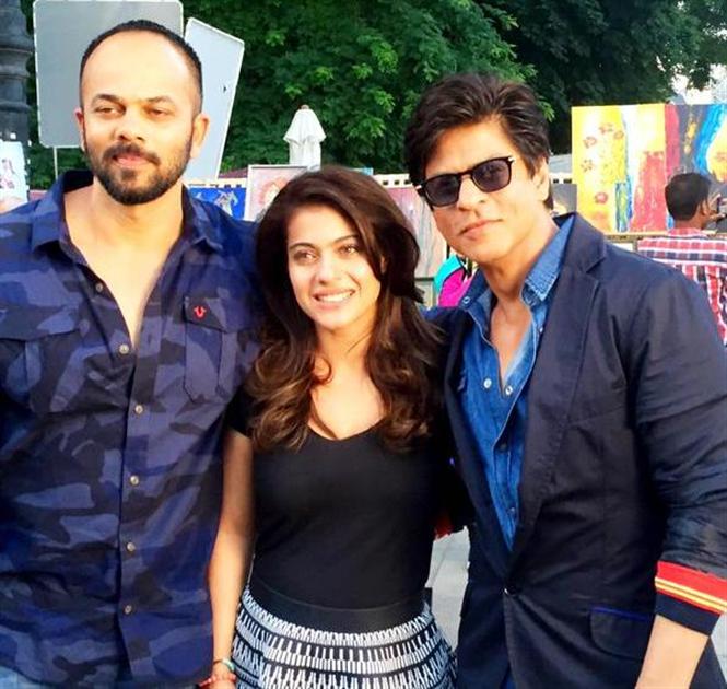 Shah Rukh Khan and Kajol on the Sets of Dilwale