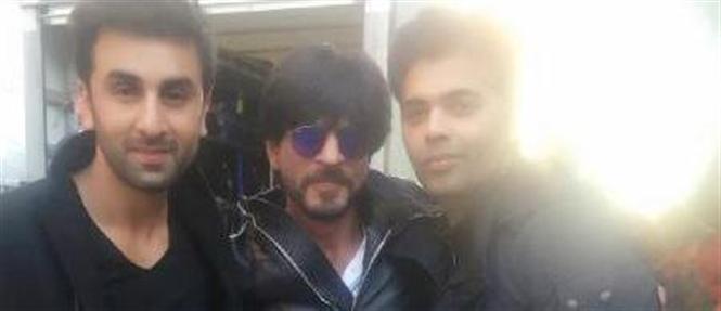 Shah Rukh Khan on the sets of Karan Johar's 'Ae Dill Hai Mushkil'